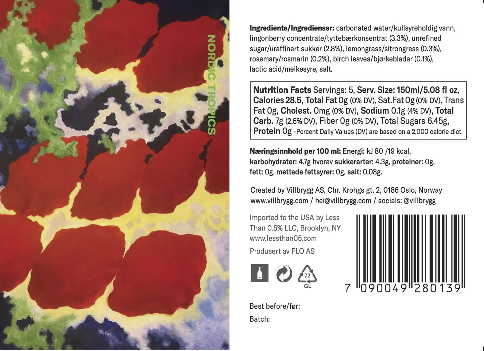Wild Nordic Botanicals | Villbrygg FJELL — < O.5%